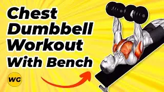 10 Minute Chest Dumbbell Workout (With Bench) Get Big Chest With These Exercises