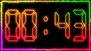 2 min COUNTDOWN TIMER ( v 707 ) TIMER with sound music 4K