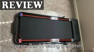 Sperax 2 in 1 Folding Treadmill - Demo & Review