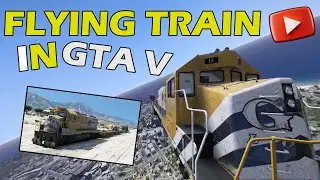 GTA V ME UDAI TRAIN | FLYING TRAIN | GTA V