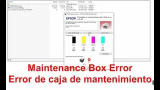 🖨️ Chipless y solucionar error de deposito de mantenimiento Chip virtual WF6090 🖨️2022 solution 100%