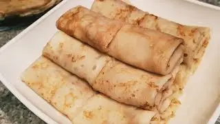 Из МУКИ и КРАХМАЛА пеку тоненькие блинчики.