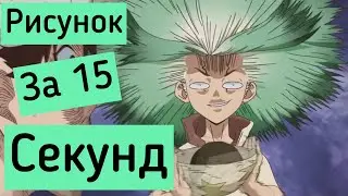 Быстрый рисунок пером. Рисуем персонажа из аниме