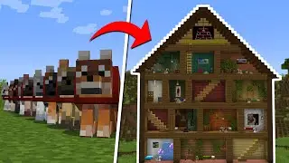I Built a Dog House for the New Wolf Variants in Minecraft 1.21!