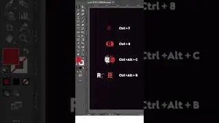 Illustrator shortcuts part 1 #shorts #ytshorts