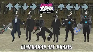 FNF Skibidi Toilet but CAMERAMAN ALL PHASES Sing it - Friday Night Funkin' (New Skibidi) FNF Mod