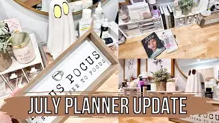 July Planner Check In | Summerween | Current Read