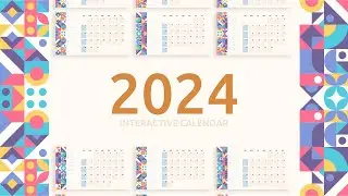Free Interactive 2024 Calendar Template for PowerPoint & Google Slides