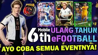 SELAMAT ULANG TAHUN EFOOTBALL!! AYO KITA COBA SEMUA EVENTNYA YANG SANGAT BANYAK DAN BANTAI LAWAN!