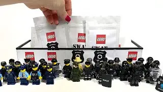 LEGO City Police SWAT Minifigures Guns, Equipment !DIY Unofficial LEGO