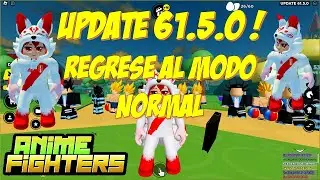 🔴REGRESE AL MODO NORMAL EN ANIME FIGHTERS SIMULATOR ROBLOX✨⚔️ #afs  #roblox #anime #play