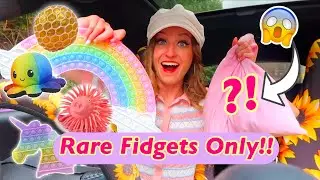Shopping For RARE Fidgets ONLY Challenge!!😱✨*WE HIT THE JACKPOT*😍