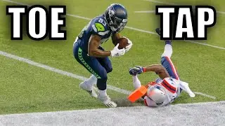 NFL Best "Toe Tap" catches