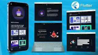Responsive and Animated Portfolio Web App - Flutter Tutorial