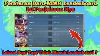 Kabar Buruk !! Peraturan Baru MMR Hero Tersepi Terbaru Mobile Legends