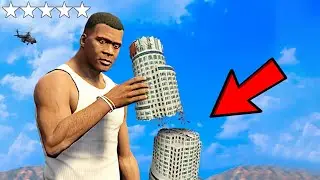 GTA 5: GIANT FRANKLIN SAVES LOS SANTOS (GONE WRONG!!)😱