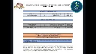 Liga Municipal de Catazajá - Jornada 11 - La Familia Vs Juarez de Zaragoza