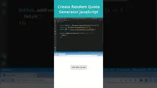 Random quote generator