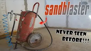 DIY Sandblaster Homemade Never seen before