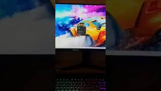 Powering on My New Monitor :D