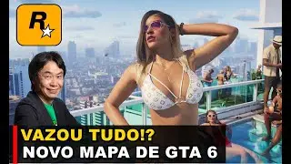 Vazou Tudo? NOVO MAPA DE GTA 6 E REVELADO!