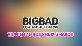 Как убрать текст, водяные знаки, копирайты с фотографии в Фотошопе