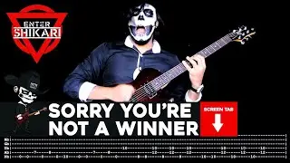 【ENTER SHIKARI】[ Sorry You're Not A Winner ] cover by Masuka | LESSON | GUITAR TAB