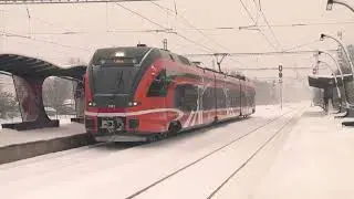 Штадлерский электропоезд 1311 на ст. Пяэскюла / Stadler EMU 1311 at Pääsküla station