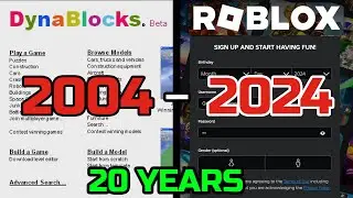 ROBLOX Website Evolution ANIMATED (2004 - 2024) 20 YEARS 