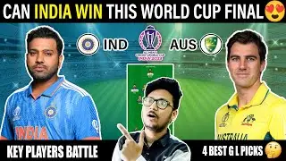 IND vs AUS Dream11 team || INDIA vs AUSTRALIA  FINAL WORLD CUP Match today cricket prediction live