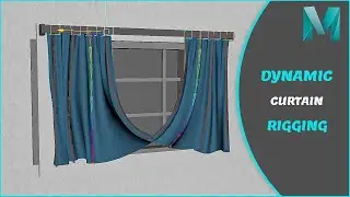 Curtain Rigging || Dynamic Rigging || Autodesk Maya || Hindi