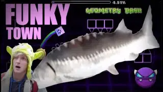 Funky Town Layout - By Me (Geometry Dash)