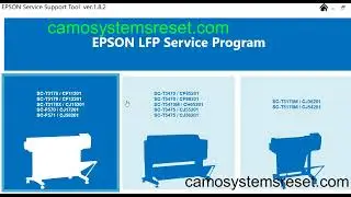 Reset Epson service support tool 1.8 SC-T3170, 5170, T3170X, SC-F570, F571, F573, T3470, 5470, 3170M