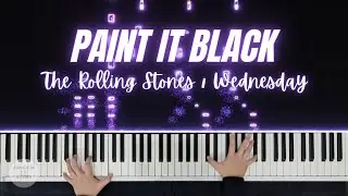 Wednesday Plays The Cello / Paint It Black - The Rolling Stones | Piano Cover
