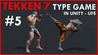 Fighting Game in Unity 3d With UFE Like Takken7 Complete Game Course | #5 Creating Character