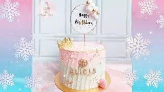 Ombre Two Tone Cake design