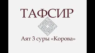 ТАФСИР КОРАНА. Аят 3 суры «Корова»: «Тех, которые веруют в сокрытое и выстаивают молитву...»