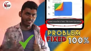 Couldn't move file error unknown | Google Files Couldn't Delete Files Error Unknown Problem Solved