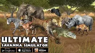 Hyena VS Lion, Leopard, Crocodile, Rhino, Hippo, Elephant, Cheetah, Giraffe