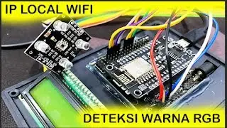 Monitor Warna RGB WiFi IP Local Nodemcu esp8266 TCS3200