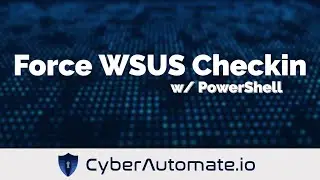 3. Use PowerShell to remotely force WSUS checkin