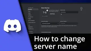 How to change Discord server name | Rename Discord Server ✅ Tutorial