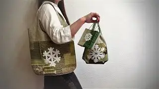 How to sew a shopper + gift bags. Master Class
