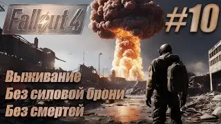 Слепое прохождение Fallout 4. Выживание, без смертей. #10. Драма в «Альянсе», «Комплекс», «Институт»