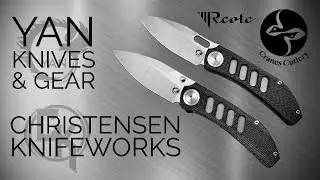 COMING SOON To Cranes Cutlery!! “Chevron” (Yan Knives/Christensen Knifeworks) #edc #reateknives