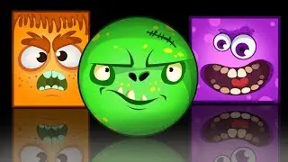 Annie and Ben | Spooky Monsters for Kids | Learn Shapes with MONSTER MASKS | Educational Cartoons