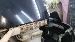 Как снять передний бампер Рено Колеос