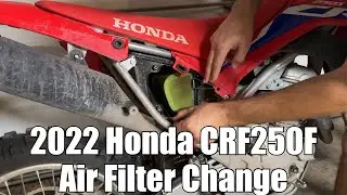 How to Change Air Filter 2022 Honda CRF250F