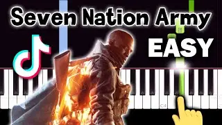 Seven Nation Army - EASY Piano tutorial