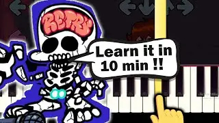 Game Over - Friday Night Funkin' - EASY Piano tutorial